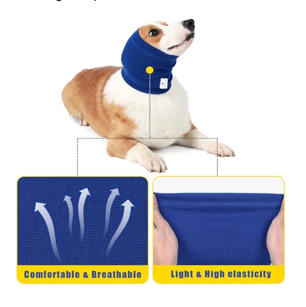 Calming Dog Hoodie - Blue - Picture 6 of 13